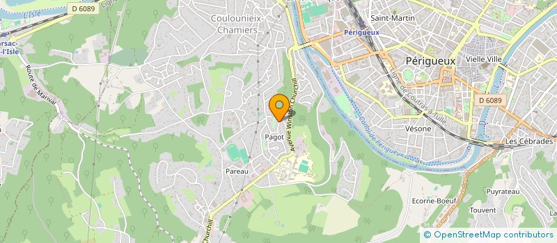 localisation de l'entreprise KELVORA  COULOUNIEIX-CHAMIERS