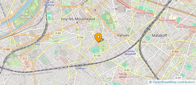 localisation de l'entreprise KELY TRANSPORTS à ISSY-LES-MOULINEAUX