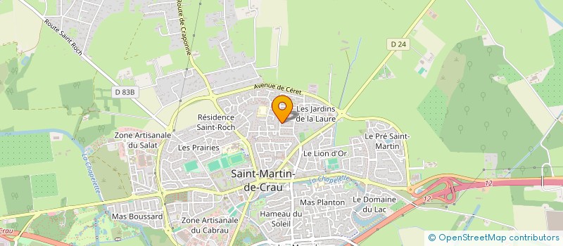 localisation de l'entreprise KELYAN à SAINT-MARTIN-DE-CRAU