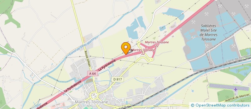 localisation de l'entreprise KELYS  MARTRES-TOLOSANE