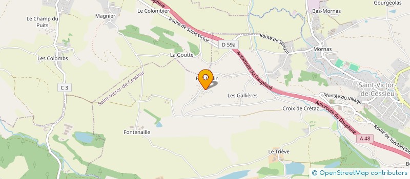 localisation de l'entreprise KELYSS  NIVOLAS-VERMELLE