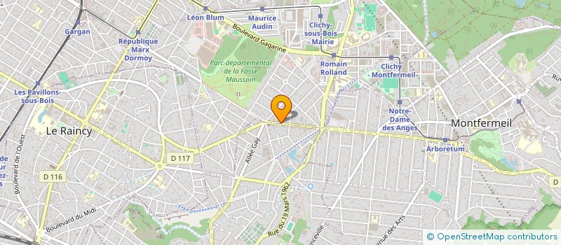 localisation de l'entreprise KEM à CLICHY-SOUS-BOIS