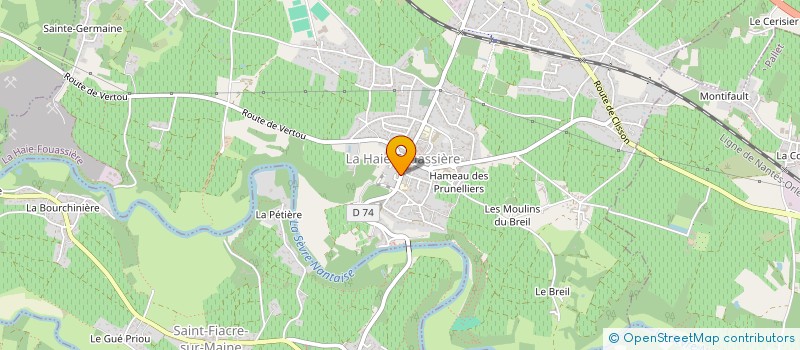 localisation de l'entreprise KEM  LA HAIE-FOUASSIERE