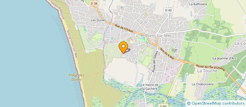 localisation de l'entreprise KEM-BALI à BREM-SUR-MER