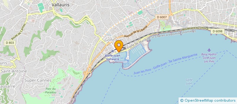 localisation de l'entreprise KEM DELICES à VALLAURIS