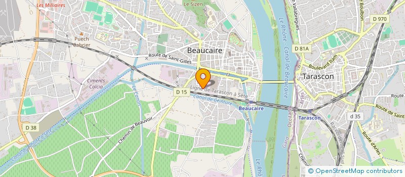 localisation de l'entreprise KEMA  JONQUIERES-SAINT-VINCENT