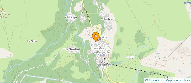 localisation de l'entreprise KEMA à LES BELLEVILLE