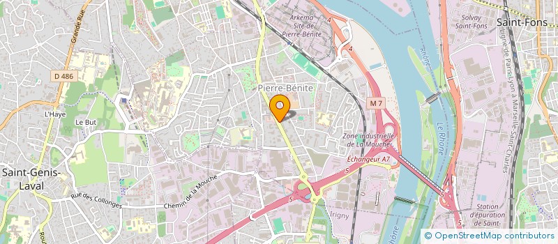 localisation de l'entreprise KEMA  OULLINS-PIERRE-BENITE