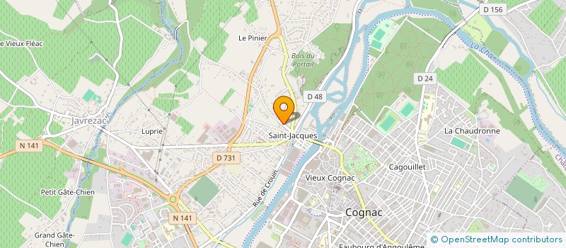 localisation de l'entreprise KEMA CONSULTING à COGNAC