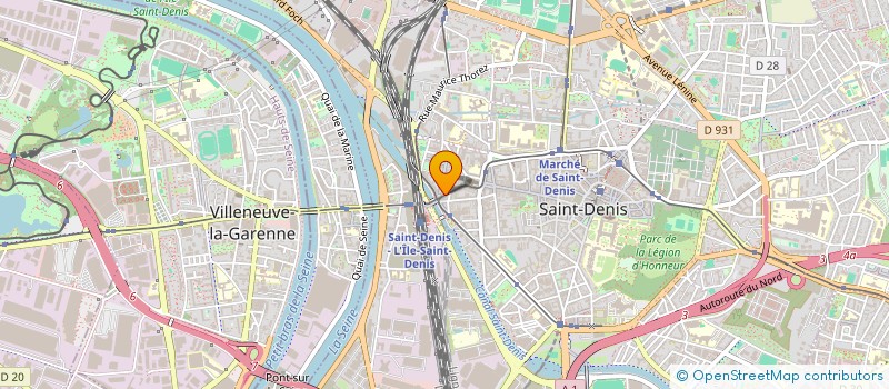 localisation de l'entreprise KEMALA ALI ET KHALIFA à SAINT-DENIS