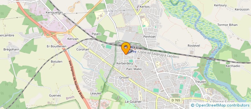 localisation de l'entreprise KEMALE à AURAY
