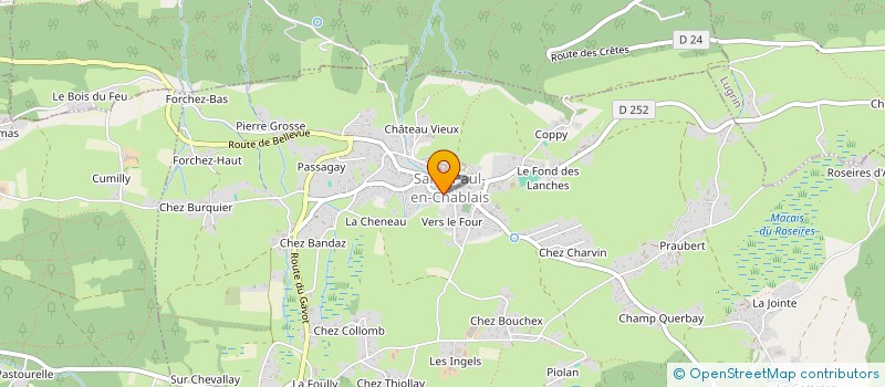 localisation de l'entreprise KEMAMA  SAINT-PAUL-EN-CHABLAIS