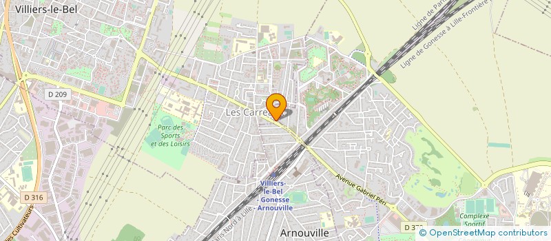 localisation de l'entreprise KEMAN à ARNOUVILLE
