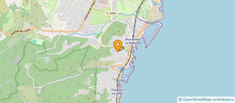 localisation de l'entreprise KEMASE à MANDELIEU-LA-NAPOULE