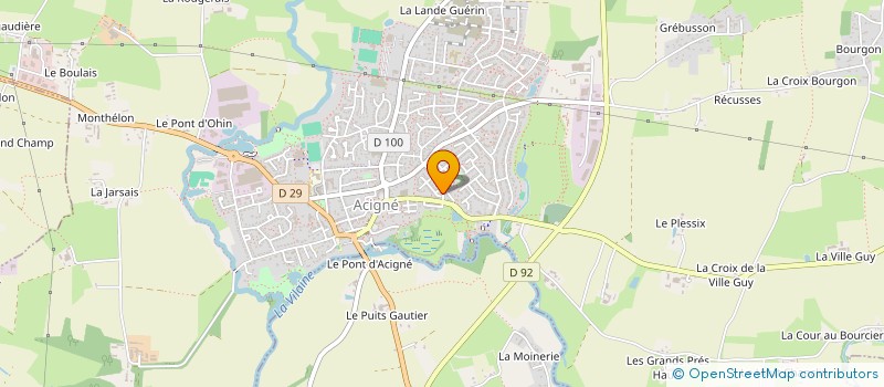 localisation de l'entreprise KEMATY  ACIGNE