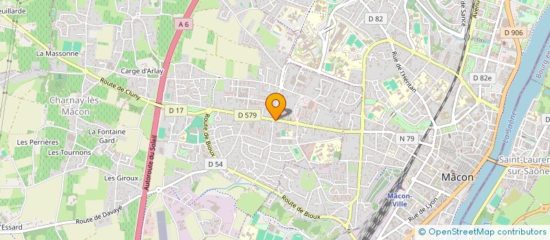 localisation de l'entreprise KEMAX à CHARNAY-LES-MACON