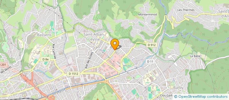 localisation de l'entreprise KEMBIATHLON  SAINT-ALBAN-LEYSSE