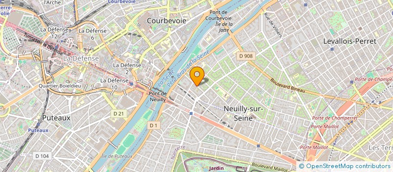 localisation de l'entreprise KEMDIS à NEUILLY SUR SEINE