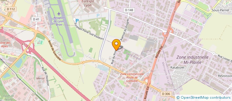 localisation de l'entreprise KEMECO  SAINT-PRIEST