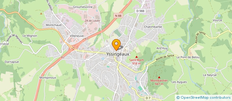 localisation de l'entreprise KEMEJO  YSSINGEAUX