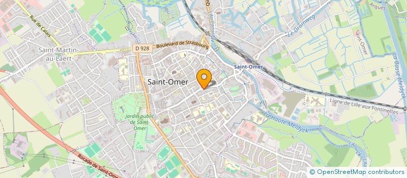 localisation de l'entreprise KEMEOP  SAINT-OMER