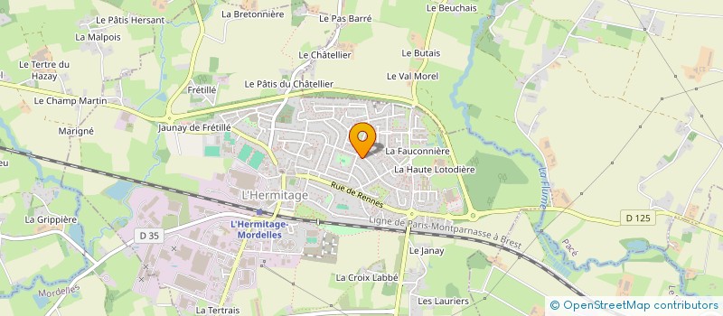 localisation de l'entreprise KEMET  L'HERMITAGE