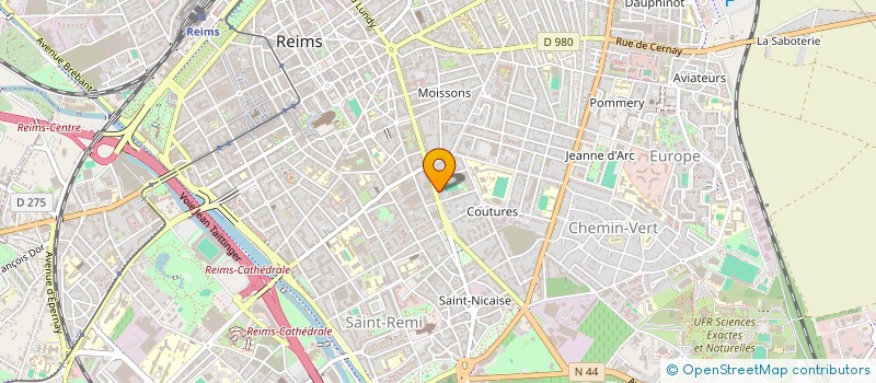 localisation de l'entreprise KEMIS à REIMS