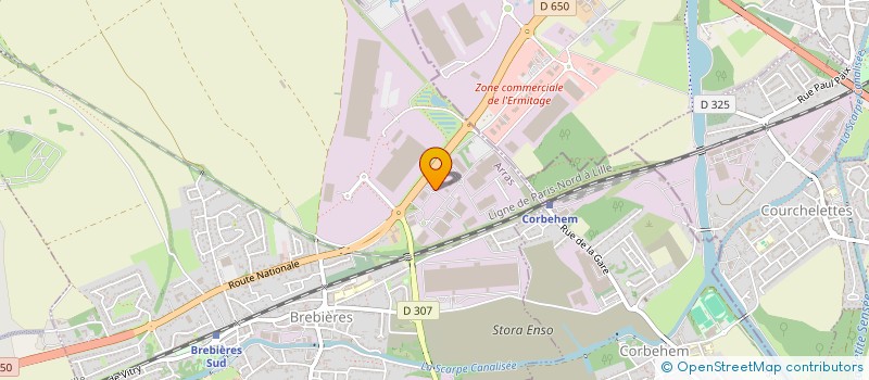 localisation de l'entreprise KEMIX FAB à BREBIERES