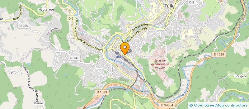 localisation de l'entreprise KEMLAIR  TULLE