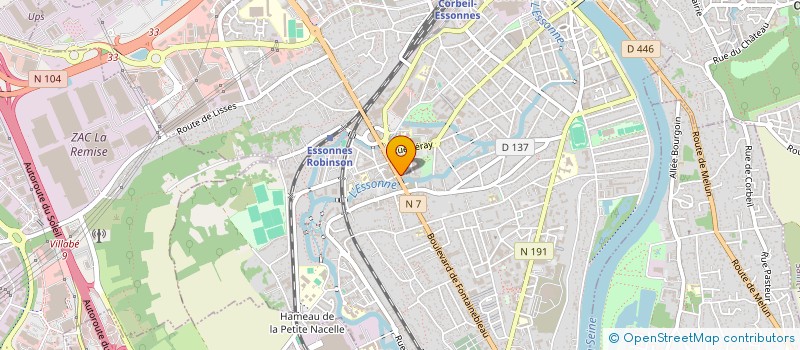 localisation de l'entreprise KEMMACHE BTP à CORBEIL-ESSONNES