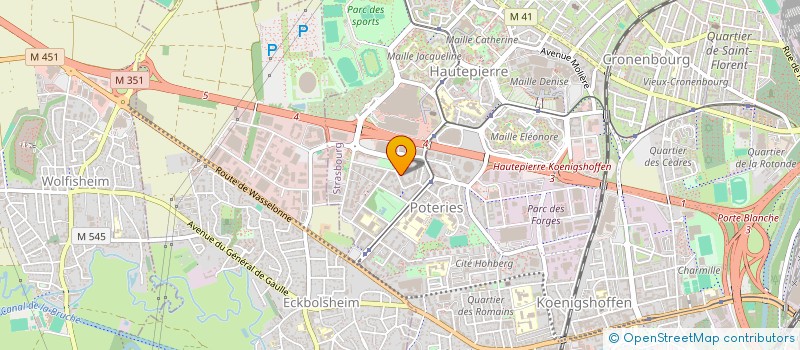 localisation de l'entreprise KEMMEE INVESTMENT à STRASBOURG
