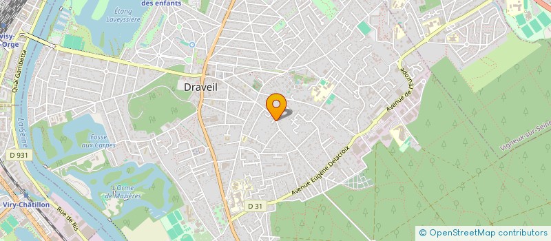 localisation de l'entreprise KEMO à DRAVEIL