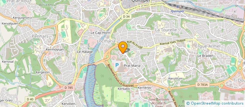 localisation de l'entreprise KEMPEIRE SET DANCES à QUIMPER