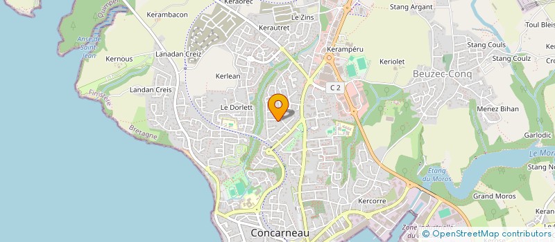 localisation de l'entreprise KEMPER 16  CONCARNEAU