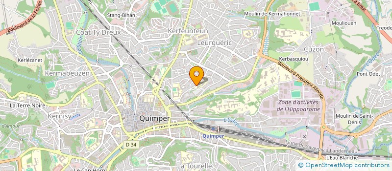 localisation de l'entreprise KEMPER CANNE DE COMBAT BATON ET SAVATE  BRIEC