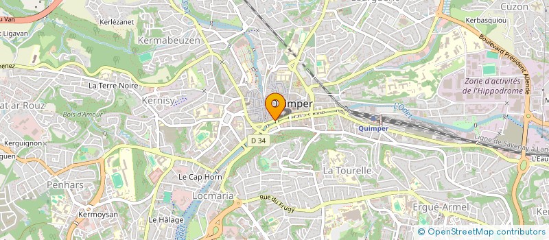 localisation de l'entreprise KEMPER DIGITAL SAS à QUIMPER