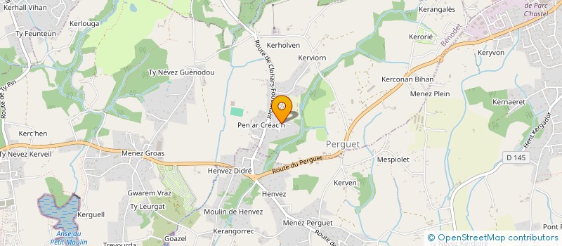 localisation de l'entreprise KEMPERINOLITHE  BENODET