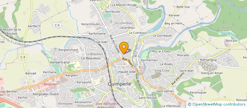 localisation de l'entreprise KEMPERLE TAI CHI CHUAN à QUIMPERLE