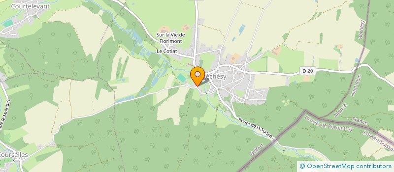 localisation de l'entreprise KEMPF ET ASSOCIES à RECHESY