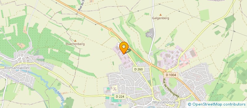 localisation de l'entreprise KEMPF SAS à WASSELONNE