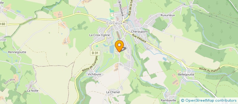 localisation de l'entreprise KEMPFER INDIVISION  CORCIEUX