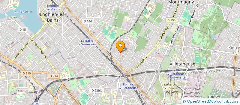 localisation de l'entreprise KEMSERVICES  DEUIL-LA-BARRE