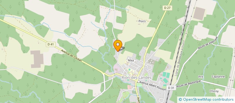 localisation de l'entreprise KEN-BACK J OSE LA NON VIOLENCE à RION-DES-LANDES