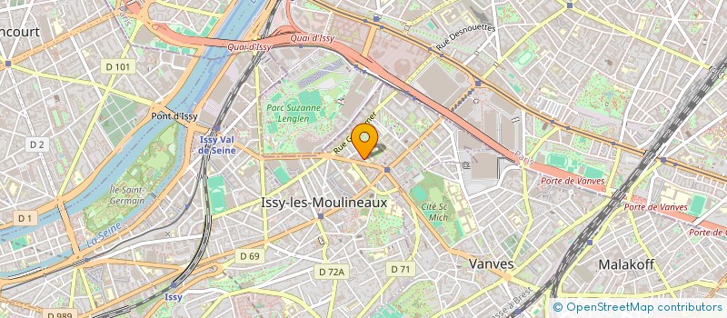 localisation de l'entreprise KEN ZO à ISSY-LES-MOULINEAUX