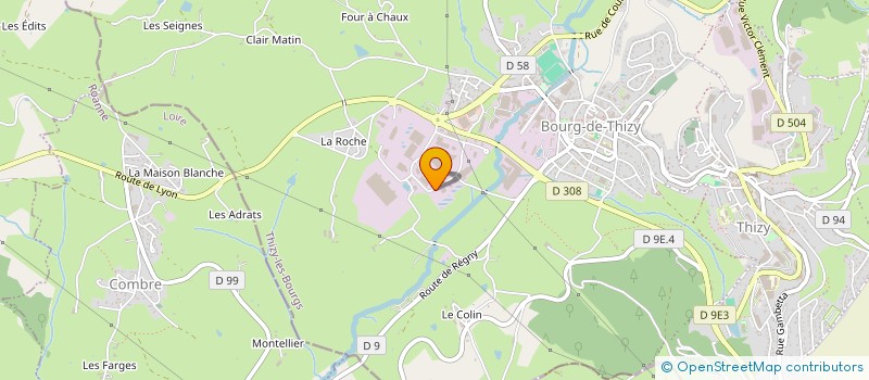 localisation de l'entreprise KENA WORKSHOP  THIZY-LES-BOURGS