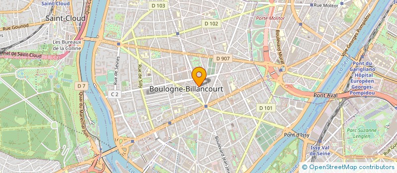 localisation de l'entreprise KENADY à BOULOGNE-BILLANCOURT