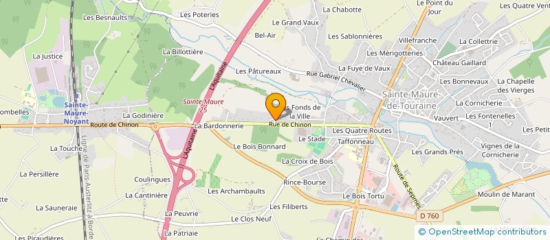 localisation de l'entreprise KENANT  SAINTE-MAURE-DE-TOURAINE