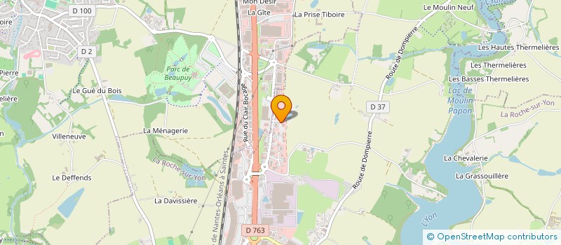 localisation de l'entreprise KENASA à LA ROCHE-SUR-YON