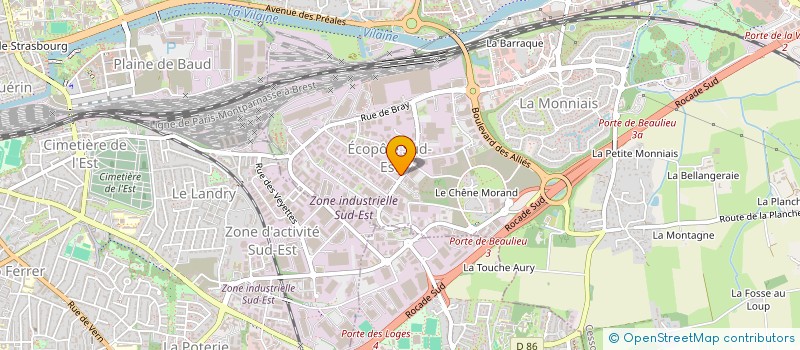 localisation de l'entreprise KENAVEC  CESSON-SEVIGNE