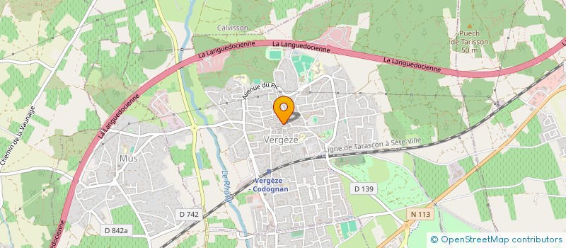 localisation de l'entreprise KENAVO CREPES à VERGEZE